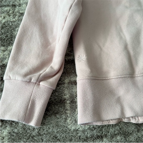 Athleta Retroplush II Hoodie Orchid Pink Pullover Sweatshirt - Picture 9 of 12